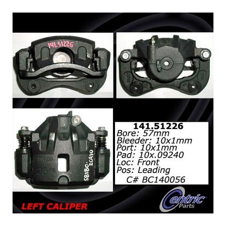 Centric Semi-Loaded Brake Caliper, Parts, 141.51226 141.51226